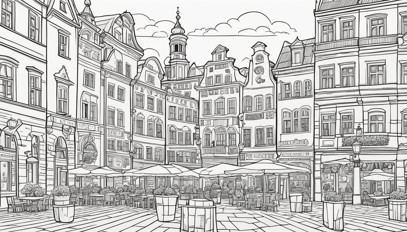 Krakow Coloring Pages: 18 Colorings Book