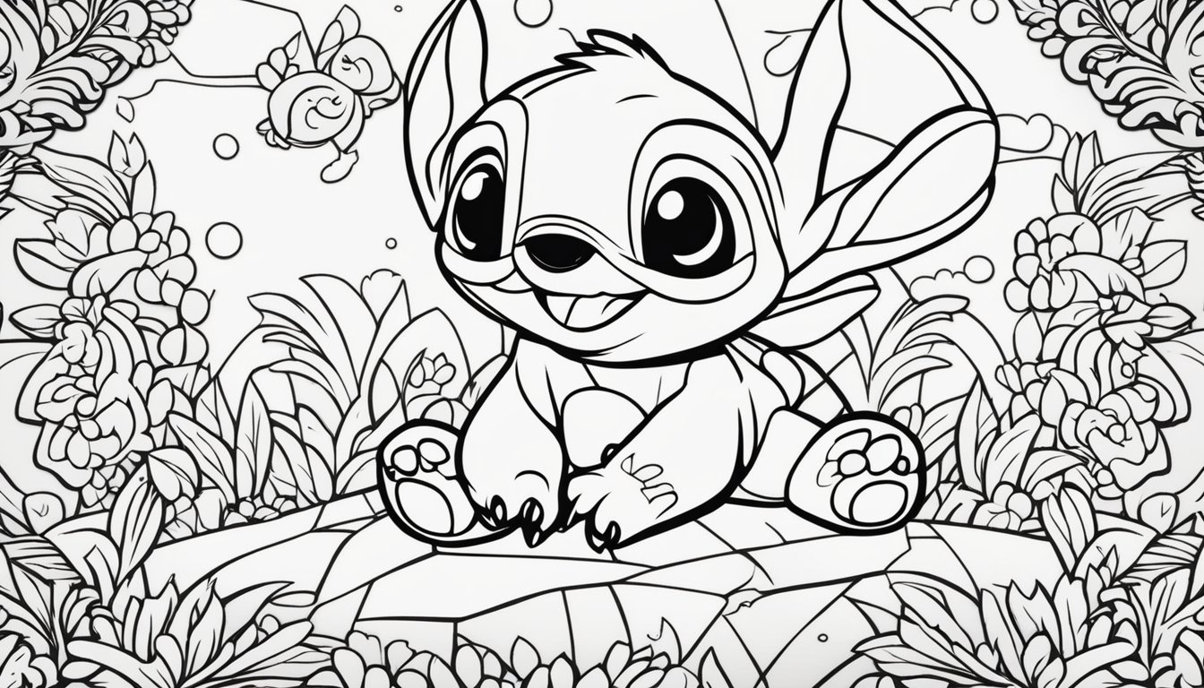 Lilo and Stitch Coloring Pages: 19 Free Printable Sheets