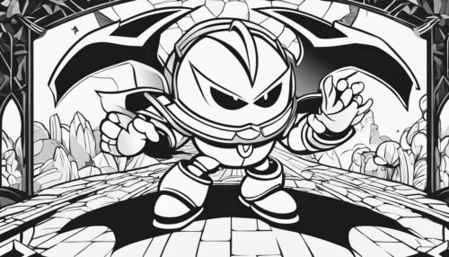 Meta Knight Coloring Page