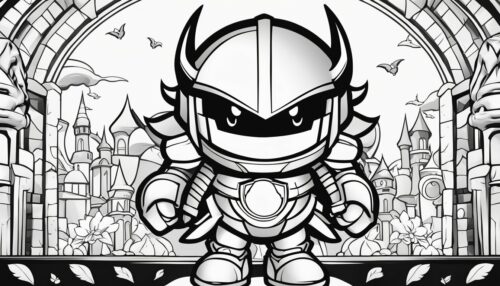 Meta Knight Coloring Page