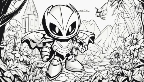 Meta Knight Coloring Page