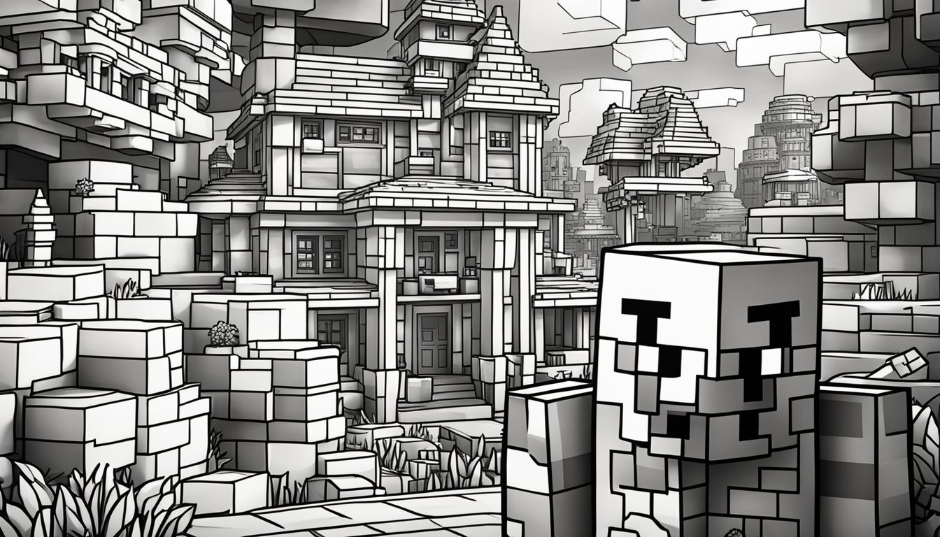 Minecraft Coloring Pictures to Print: 15 Colorings Book - Coloringsbook