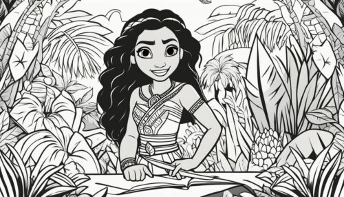 Moana Coloring Pages