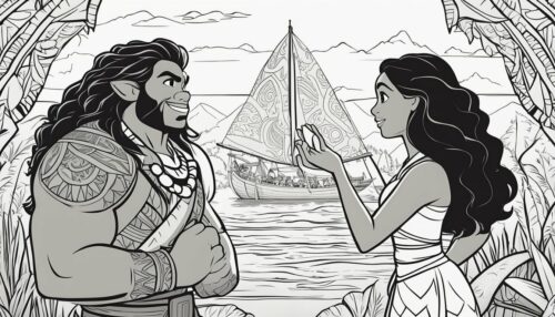 Moana Coloring Pages Overview