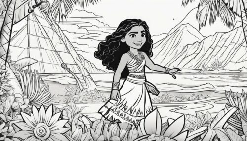 Moana Coloring Pages Overview