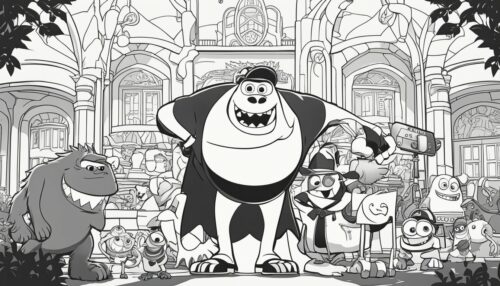 Monsters University Coloring Pages