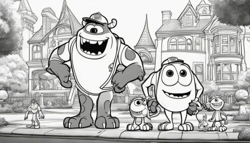 Monsters University Coloring Pages