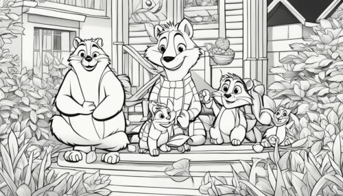 Over the Hedge Coloring Pages