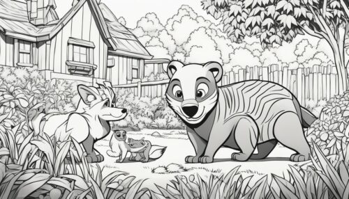 Exploring Over the Hedge Coloring Pages