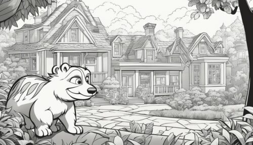 Exploring Over the Hedge Coloring Pages