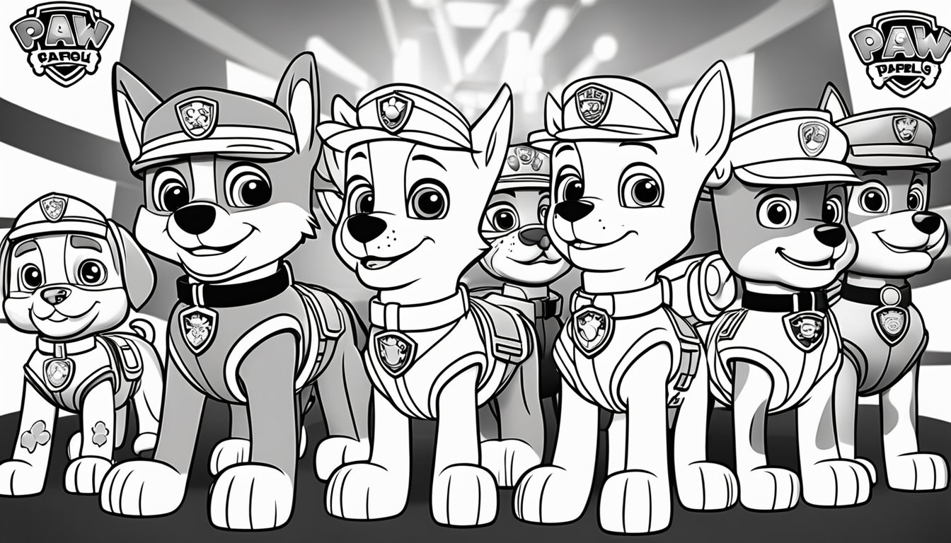 PAW Patrol Coloring Pages: 14 Free Colorings Book - Coloringsbook.com