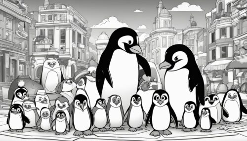 Penguins of Madagascar Coloring Pages