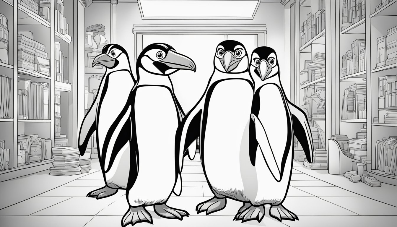 Penguins Of Madagascar Coloring Pages 14 Free Colorings Pages 7547