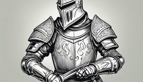 Realistic Knight Coloring Pages