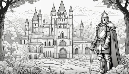 The Art of Realistic Knight Coloring Pages