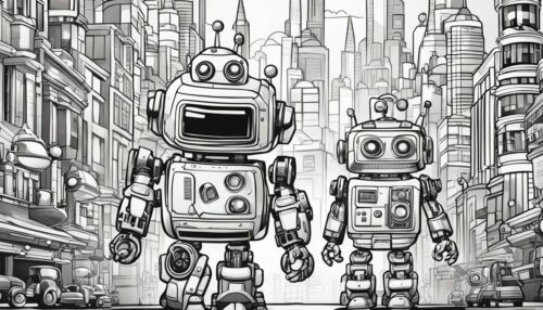 Robots Coloring Pages