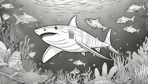 Shark Tale Coloring Pages for Kids