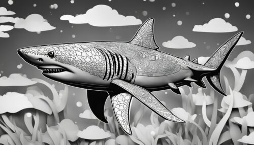 Shark Tale Coloring Pages for Kids