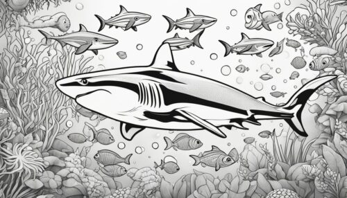 Shark Tale Coloring Pages for Kids