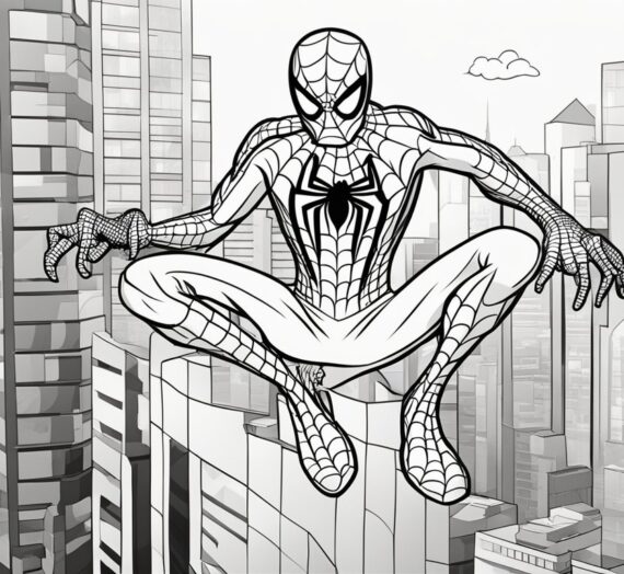 Spider Man Coloring Pages: 14 Free Colorings Book