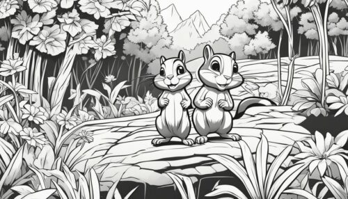 Choosing and Using Squirrels Coloring Pages