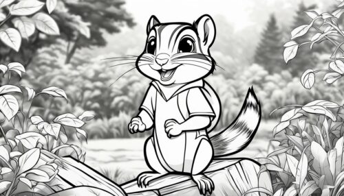 Squirrels Coloring Pages