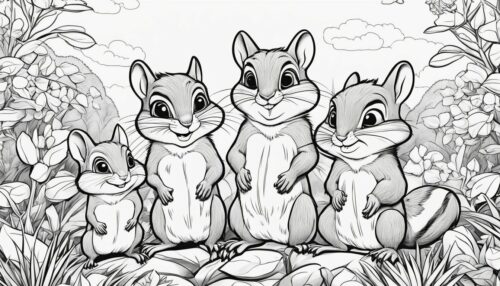 Understanding Squirrels Coloring Pages