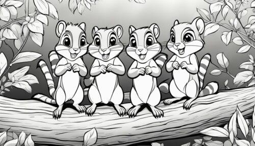 Understanding Squirrels Coloring Pages