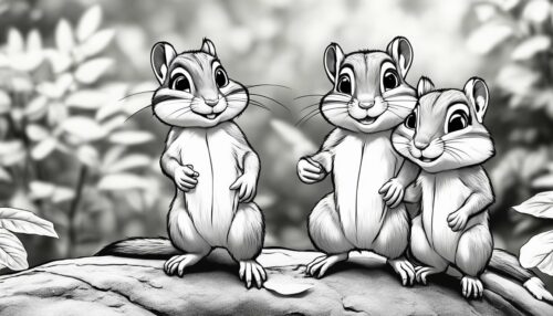 Choosing and Using Squirrels Coloring Pages