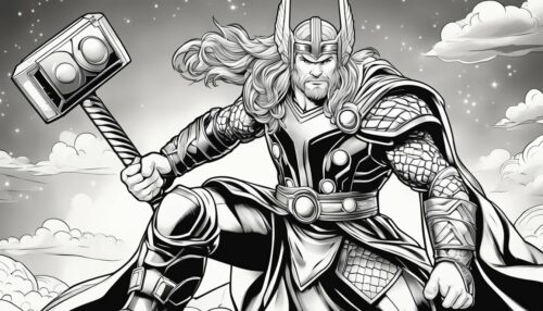 Exploring Thor Coloring Pages