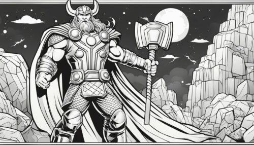 Exploring Thor Coloring Pages