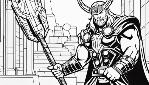 Thor Coloring Pages