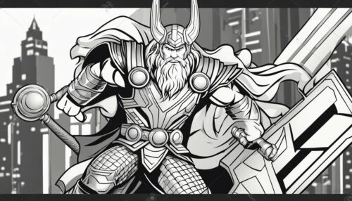 Thor Coloring Pages