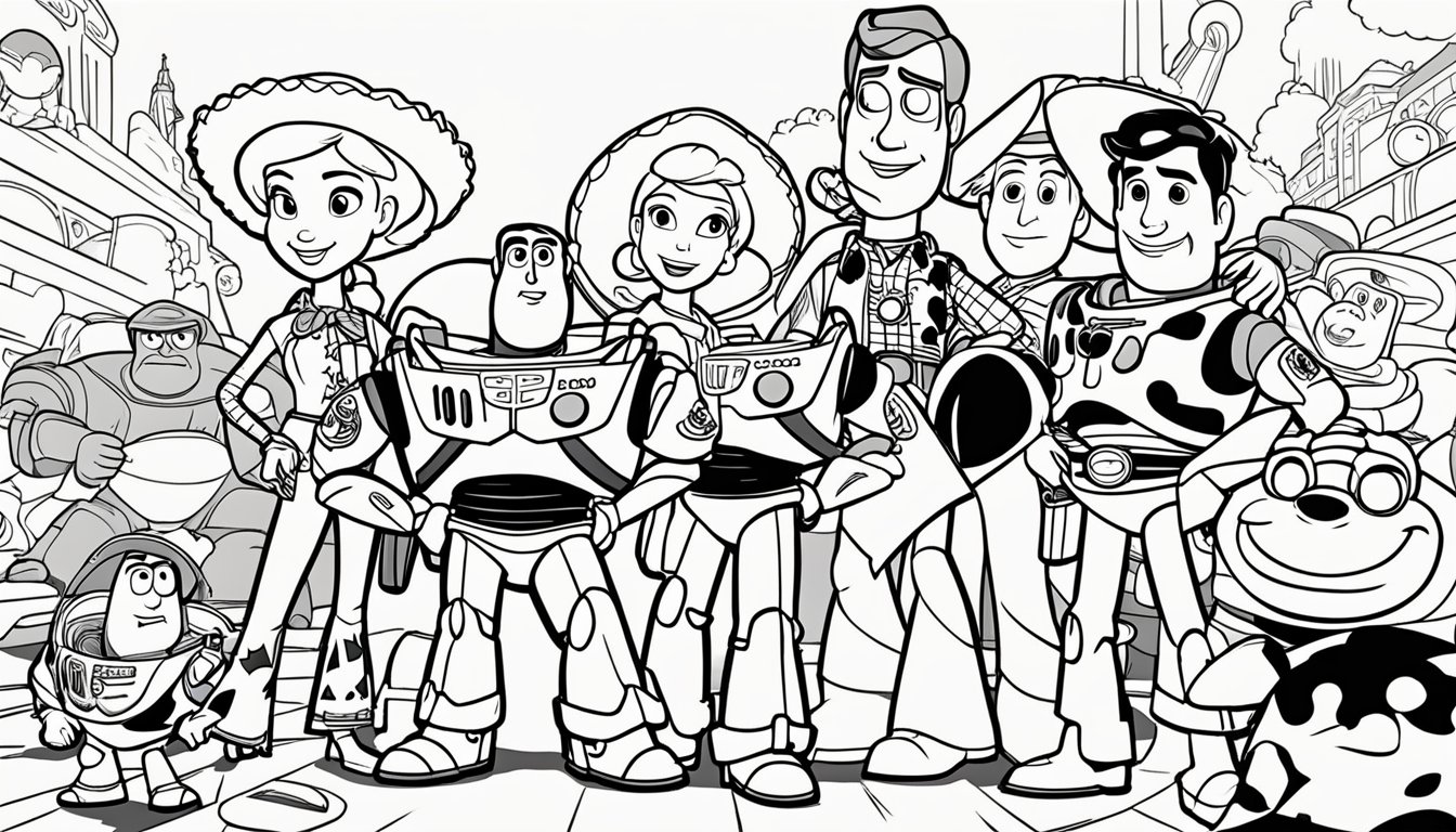 Toy Story 2 Coloring Pages: Free Printable Sheets for Kids