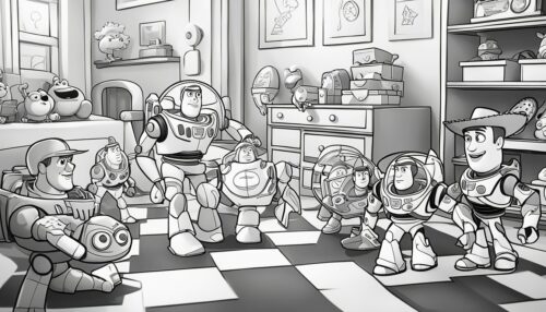 Toy Story 3 Characters Coloring Pages