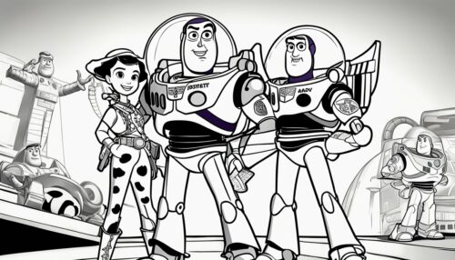 Exploring Toy Story Coloring Pages