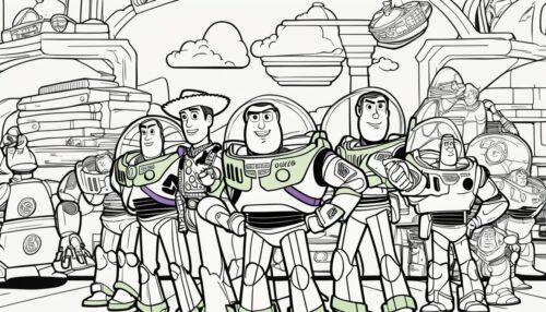 Exploring Toy Story Coloring Pages