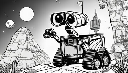 Exploring Wall-E Coloring Pages