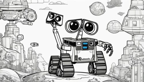 Exploring Wall-E Coloring Pages