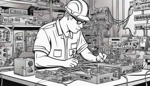 Electrician Coloring Page