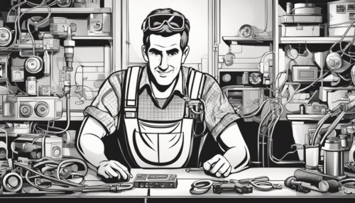 Electrician Coloring Page