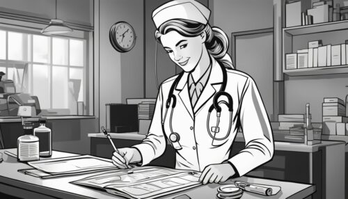 Nurse Coloring Page