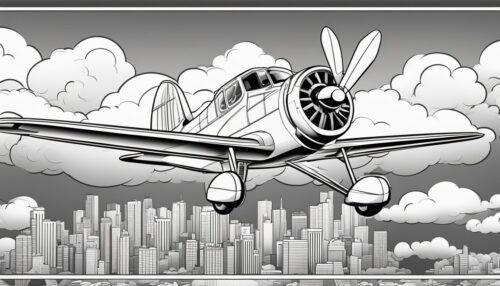 Pilot Coloring Page