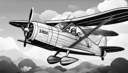 Pilot Coloring Page