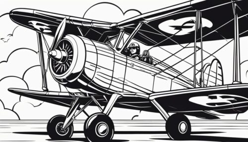 Types of Pilot Coloring Pages