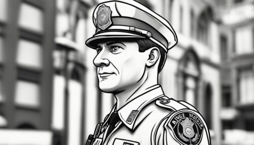 Policeman Coloring Page