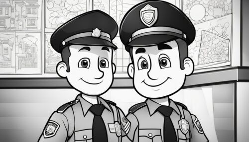 Types of Policeman Coloring Pages