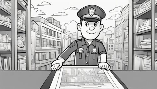 Types of Policeman Coloring Pages