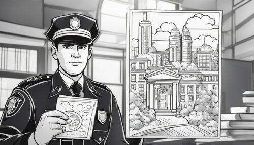 Policeman Coloring Page