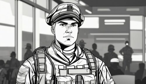 Soldier Coloring Page